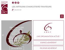 Tablet Screenshot of charcutiers-traiteurs.com